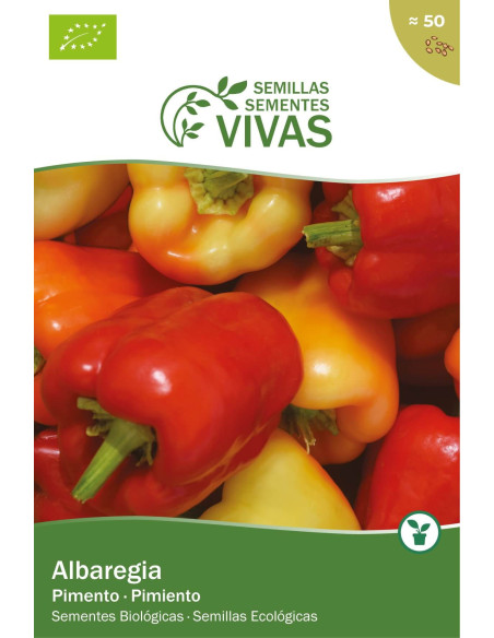 Sementes Vivas Pimiento Albaregia 50 Semillas Sementes Vivas Pimiento Albaregia 50 Semillas