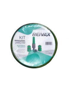 Kit Mangueira c/ Acessórios (3/4 - verde - rolo 20m)