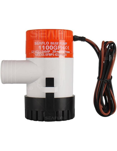 SEAFLO Bomba de Agua de drenaje (sin sensor de nivel) (69 L/m) 36W