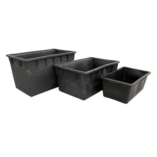 Black Rectangular Container 40L
