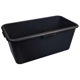 Black Rectangular Container 80L (77x50x30cm)