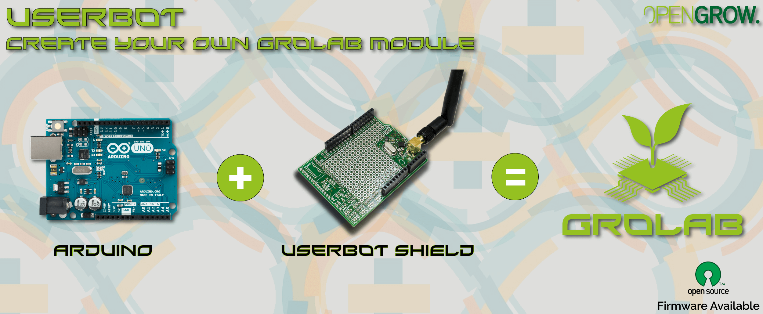 Creat your own GroLab module using our grow controller UserBot
