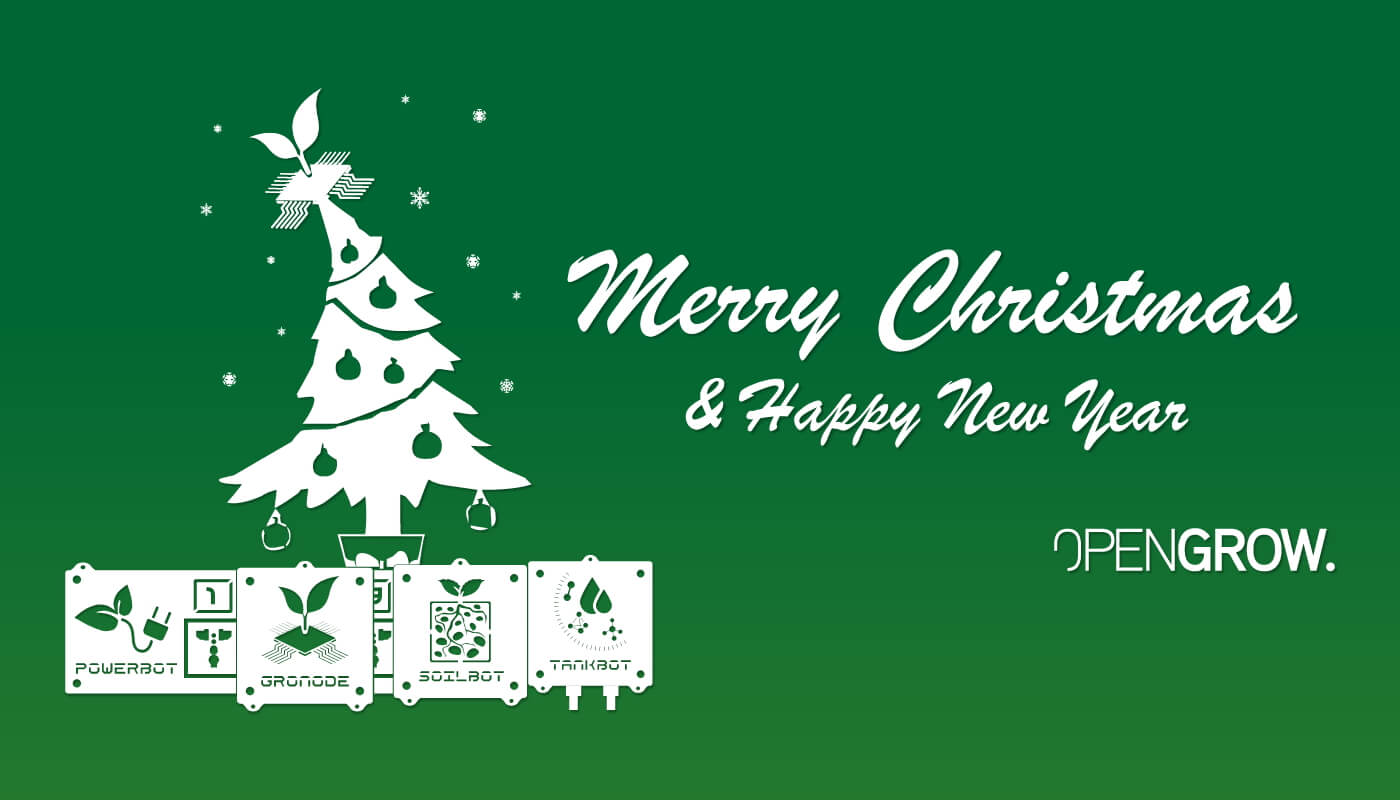 A Open Grow e todos os seus funcionários desejam-vos um Feliz Natal e um Próspero Ano Novo! Muito obrigado a todos!