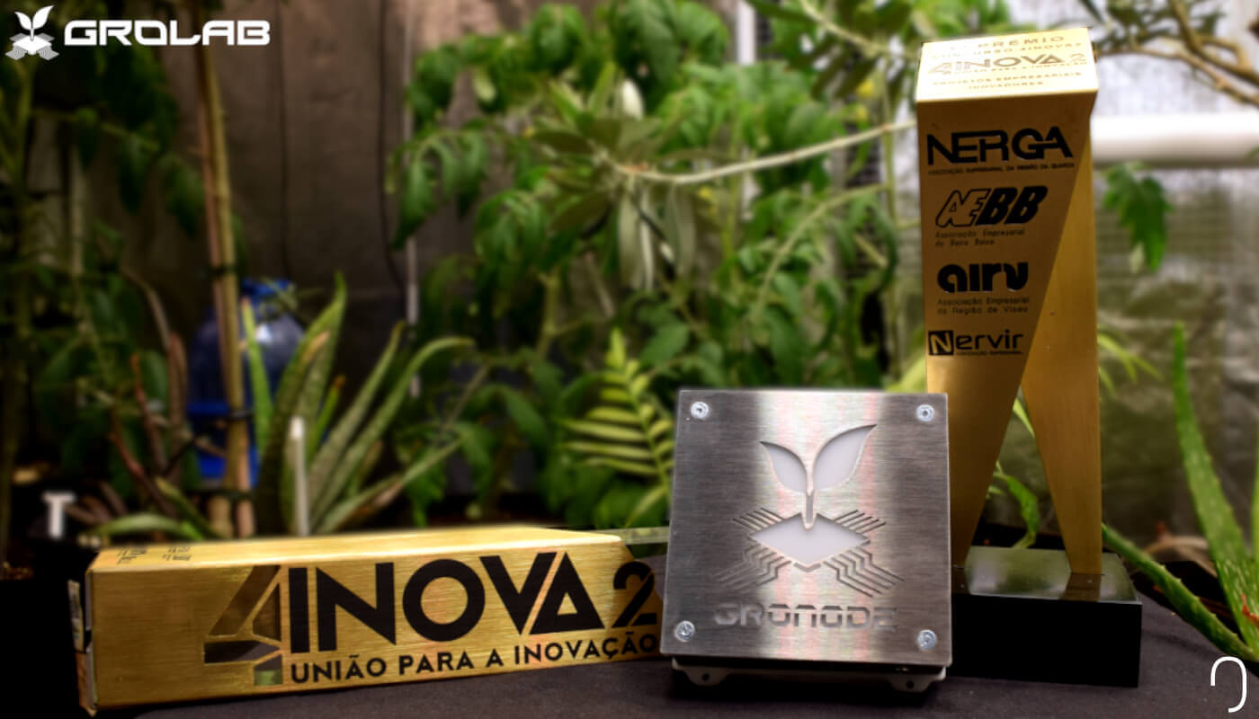 Open Grow™ awarded in the 4INOVA2 innovation contest with the "GroLab Mobile" project